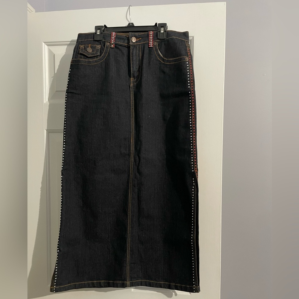 CJ Jeans Denim Maxi Skirt
